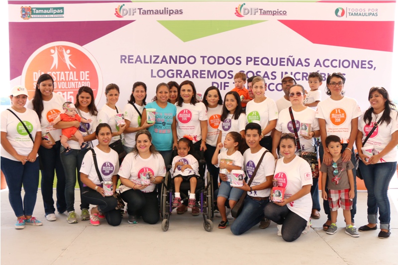Destaca Tampico en el Día Estatal de Servicio Voluntario