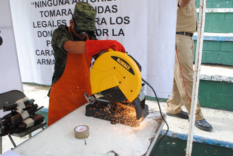 Instala SEDENA módulo de canje de armas en la Delegación de la Zona Norte de Tampico