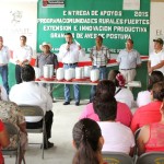 Contribuyen Estado y Municipio al desarrollo de familias rurales