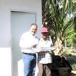 Entrega Pablo acciones de cuartos dormitorios y baños