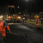 Avance del 50 por ciento registran los trabajos de reencarpetado en la Prolongación de la Avenida Hidalgo