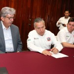 Recibe Ayuntamiento de Tampico donación de equipos contra incendio