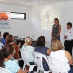 Imparten la conferencia “Yo puedo liberarme de hábitos adictivos’’ a maestras y alumnas del Instituto de la Mujer