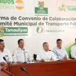 Firman Ayuntamiento de Tampico y Seduma convenio para tener un óptimo sistema de transporte público en la ciudad