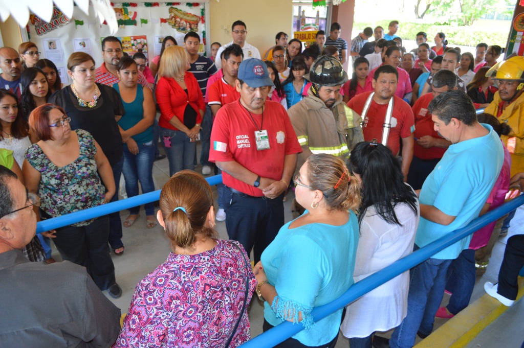 Conmemoran en Valle Hermoso día nacional de Protección Civil con simulacro Conmemoran en Valle Hermoso día nacional de Protección Civil con simulacro