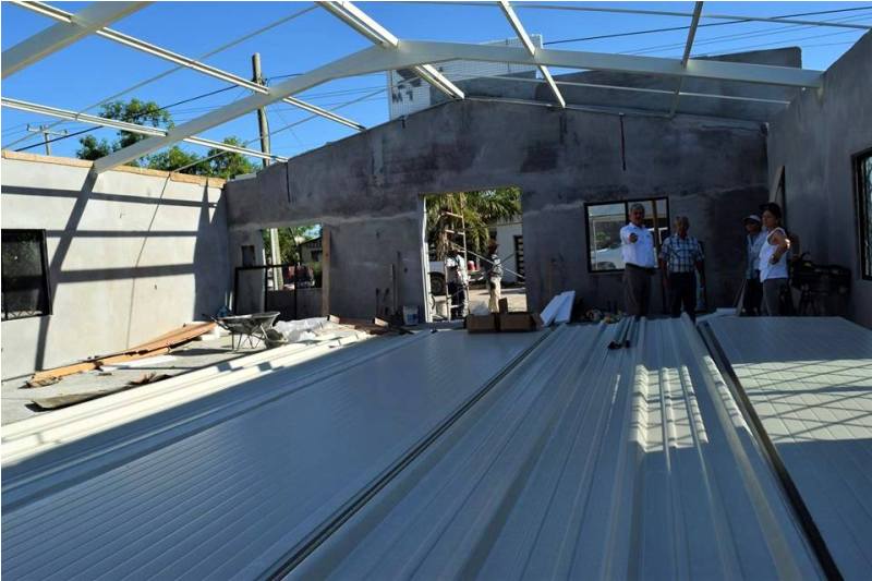 Supervisa alcalde JLHC obra de construcción de comedor comunitario en la colonia los pinos Supervisa alcalde JLHC obra de construcción de comedor comunitario en la colonia los pinos