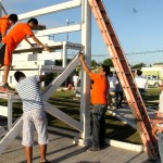 Supervisa Pablo rehabilitación de espacios públicos en la Linares