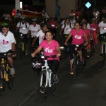Encabeza Sistema DIF Tampico pedaleada rosa para concientizar sobre el cáncer de mama