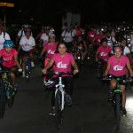 Encabeza Sistema DIF Tampico pedaleada rosa para concientizar sobre el cáncer de mama