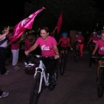 Encabeza Sistema DIF Tampico pedaleada rosa para concientizar sobre el cáncer de mama