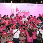 Encabeza Sistema DIF Tampico pedaleada rosa para concientizar sobre el cáncer de mama