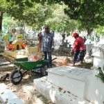 Ayuntamiento de Tampico lleva a cabo labores de limpieza y acondicionamiento en los diferentes cementerios