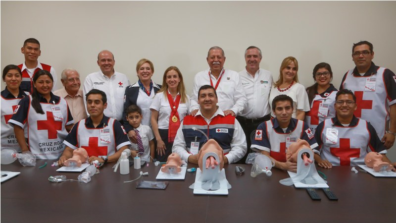 Inauguran centro de evaluación, capacitación y acopio de la Cruz Roja