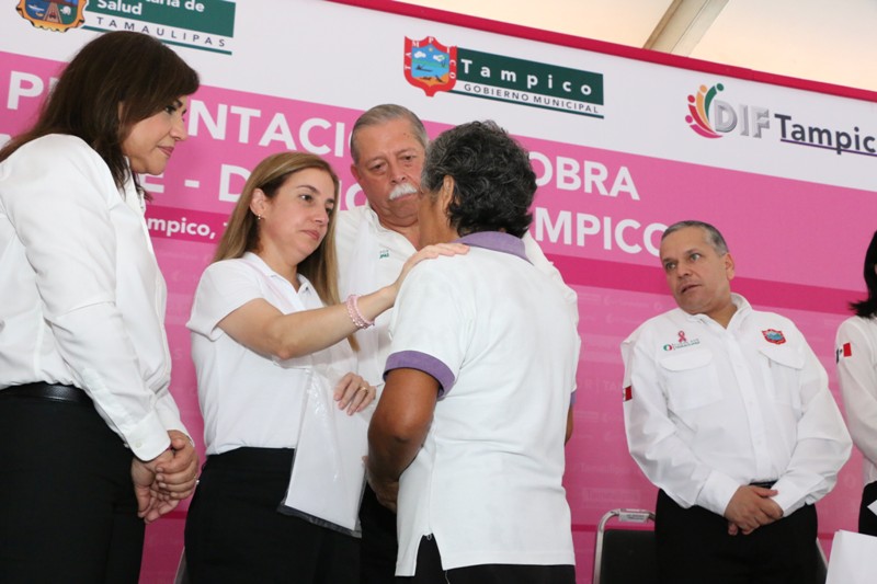 Gobierno del estado, municipio de Tampico y DIF unen esfuerzos contra el cáncer de mama
