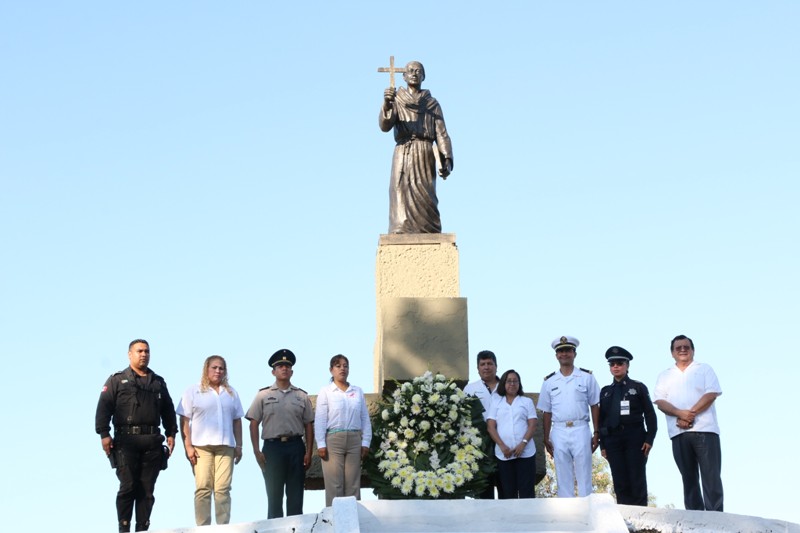 Conmemora Ayuntamiento de Tampico el 444 aniversario luctuoso de Fray Andrés de Olmos