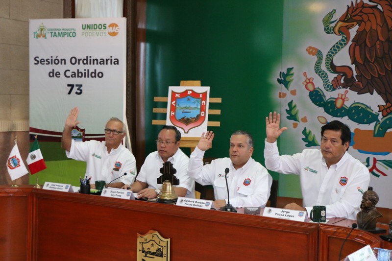 Dictamina Cabildo porteño disposiciones administrativas para el uso del escudo de Armas de Tampico