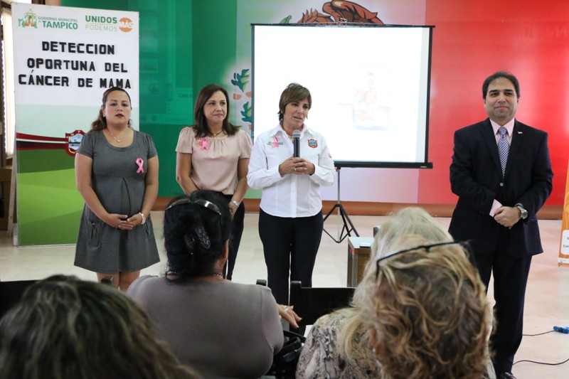 Lleva a cabo el Gobierno de Tampico la conferencia “Detección oportuna del cáncer de mama”
