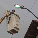 Continúa mejoramiento del sistema de alumbrado público en la ciudad