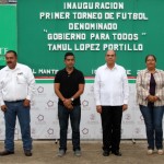 Inauguran en Tamul López Portillo Torneo “Gobierno para Todos”