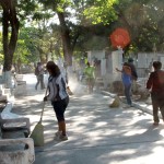 Inician acciones de saneamiento básico en Panteones