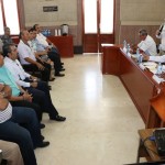 Efectúa Ayuntamiento de Tampico reunión informativa con comerciantes de la calle Aduana