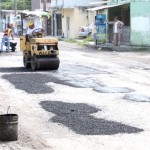 Continúan programa de Bacheo en Prolongación Quintero