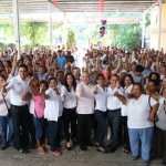 Entrega alcalde Gustavo Torres recursos del Programa Empleo Temporal 2015 de la SCT