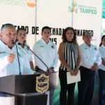 Pone en marcha Gustavo Torres pintado de fachadas del PRONAPRED 2015 en el sector Tancol