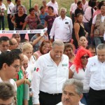 Inauguran Egidio Torre y Gustavo Torres obras de infraestructura urbana que permiten el fortalecimiento del tejido social