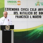 Conmemora Ayuntamiento de Tampico CXLII aniversario del natalicio de Francisco I. Madero