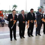 Asiste el presidente municipal Gustavo Torres a la inauguración del edificio de Ciencias de la salud del IEST
