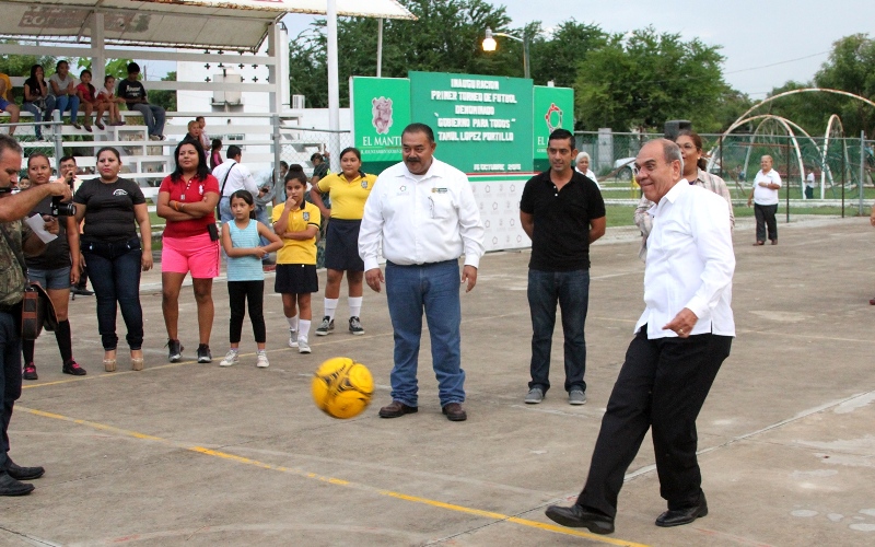 Inauguran en Tamul López Portillo Torneo “Gobierno para Todos”
