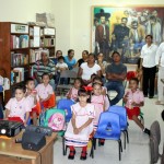 Alumnos de nivel básico conocen la Biblioteca Municipal