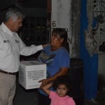 Entrega JLHC despensas a familias afectas por inundación Entrega JLHC despensas a familias afectas por inundación