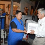 Entrega JLHC despensas a familias afectas por inundación Entrega JLHC despensas a familias afectas por inundación