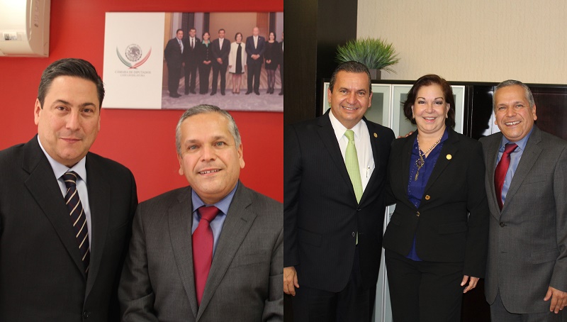 Sostiene alcalde Gustavo Torres Salinas reunión de trabajo con diputados federales por Tamaulipas en el Congreso de la Unión