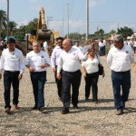 Supervisa Gustavo Torres Salinas obra de pavimentación