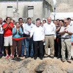 Supervisa Gustavo Torres trabajos de construcción de los nuevos mercados municipales