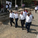 Supervisa Gustavo Torres Salinas obra de pavimentación