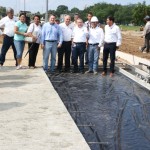 Supervisa Gustavo Torres Salinas obra de pavimentación