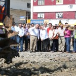 Supervisa Gustavo Torres trabajos de construcción de los nuevos mercados municipales