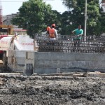 Supervisa Gustavo Torres trabajos de construcción de los nuevos mercados municipales