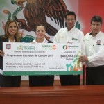 Entrega Ayuntamiento de Tampico recursos para el equipamiento de planteles