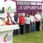 Inaugura Verónica 4º Torneo Municipal de Fútbol Fuerza Joven