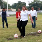 Inaugura Verónica 4º Torneo Municipal de Fútbol Fuerza Joven