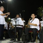 Ofrece la Banda Municipal de Tampico concierto en la plaza de El Golfo