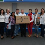 Constata alcalde Gustavo Torres Salinas entrega de televisores digitales a familias tampiqueñas