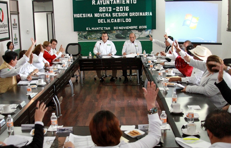 Aprueba Cabildo presupuesto de egresos ejercicio fiscal 2016