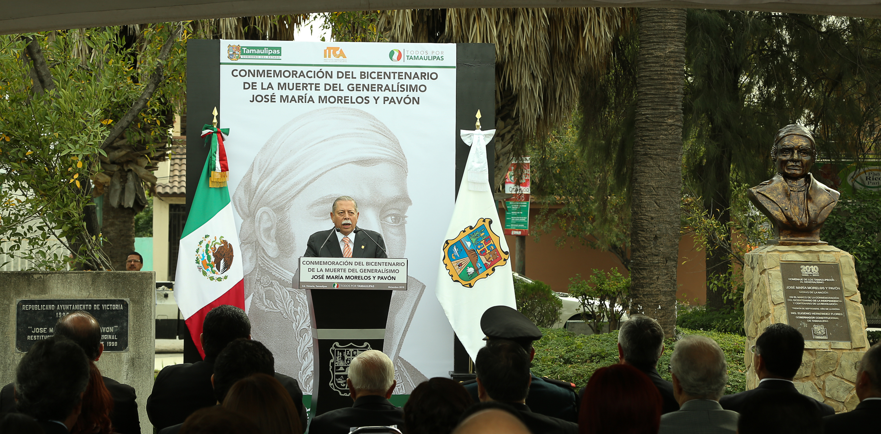 Conmemora Tamaulipas bicentenario luctuoso del Siervo de la Nación