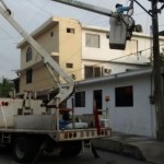 Realiza Gobierno de Tampico labores de rehabilitación de alumbrado público